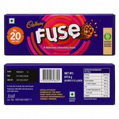 CADBURY FUSE CHOCOLATE BAR - 677.6g